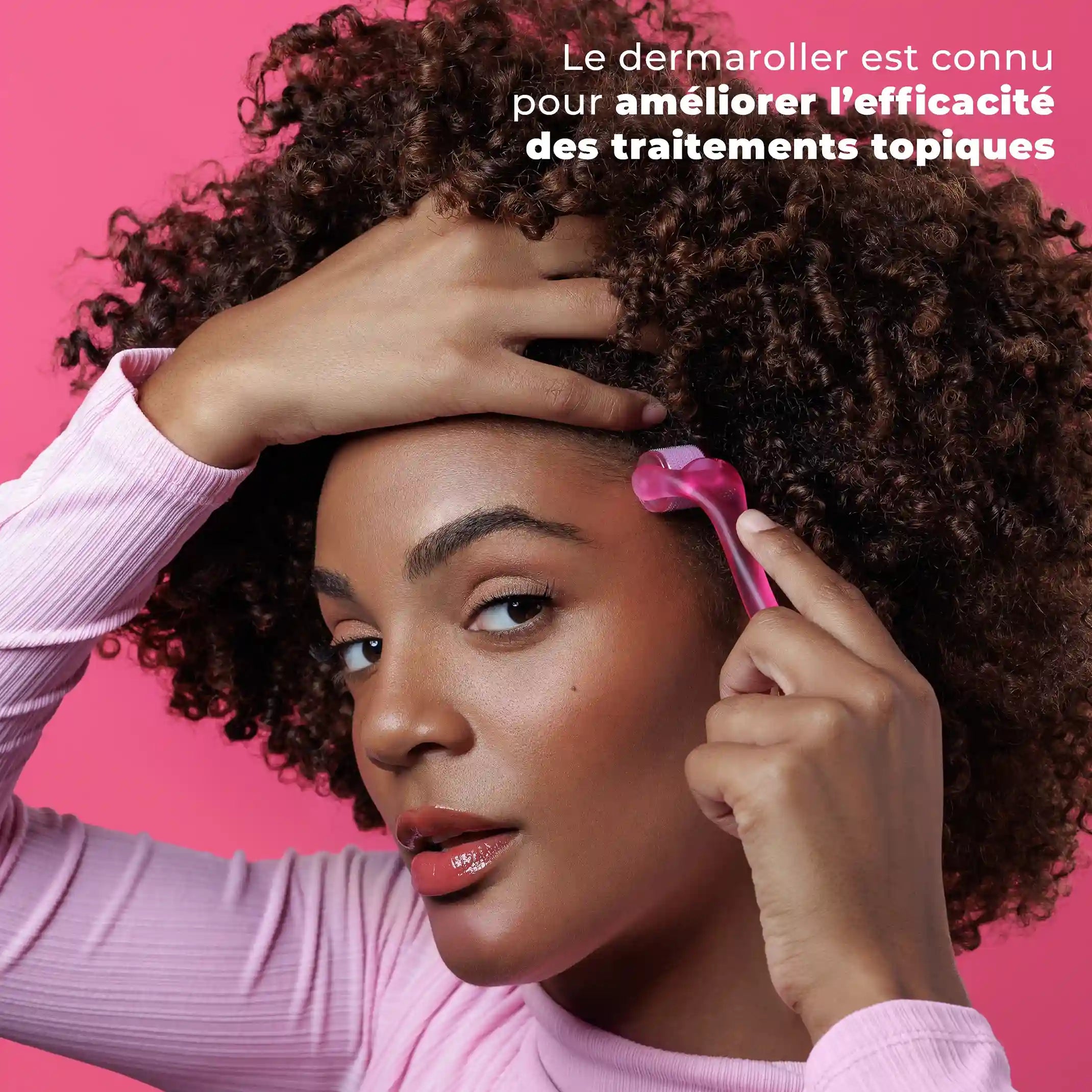 Duo Kurl Hero - Sérum anti-chute, croissance et densifiant & Dermaroller cuir chevelu